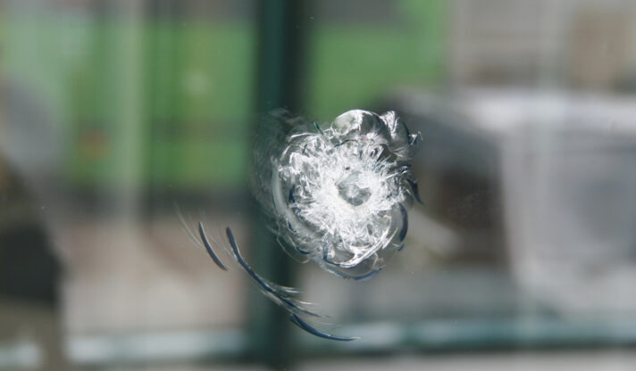Safety- A crack in glass