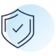 Icon of a safety shield for comfort point safety